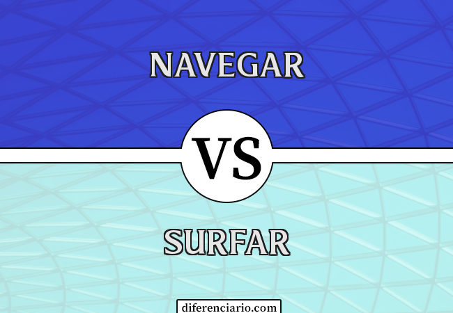 Diferença entre Navegar e Surfar