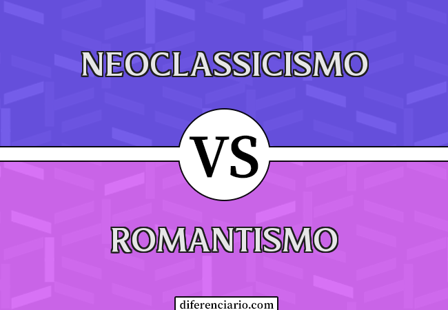 Diferença entre Neoclassicismo e Romantismo