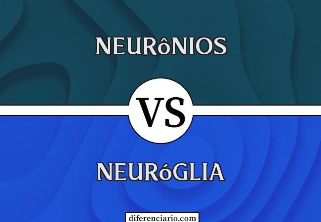 Diferença entre neurônios e neuróglia