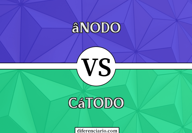 Diferença entre ânodo e cátodo