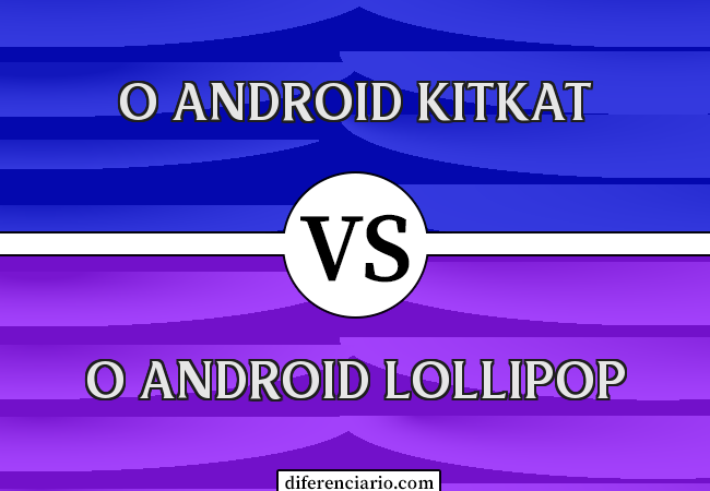 Diferença entre o Android Kitkat e o Android Lollipop