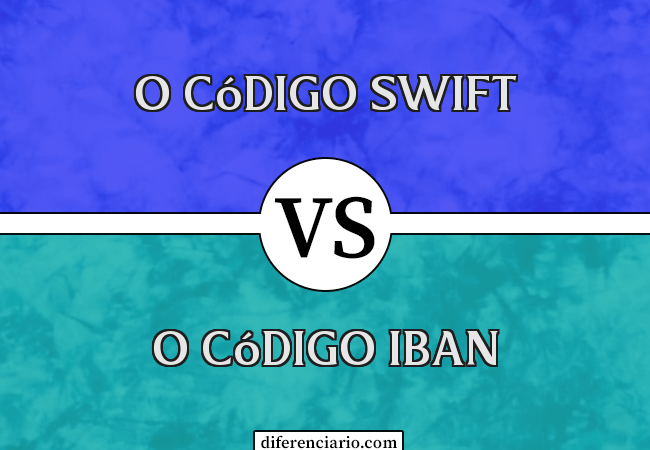 Diferença entre o código SWIFT e o código IBAN