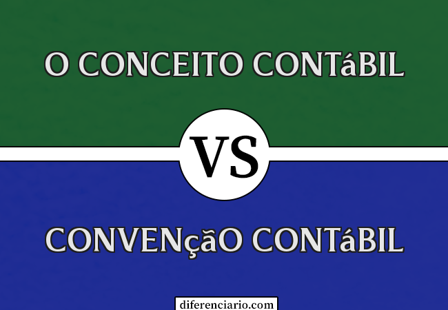 Diferença entre o conceito contábil e a convenção contábil