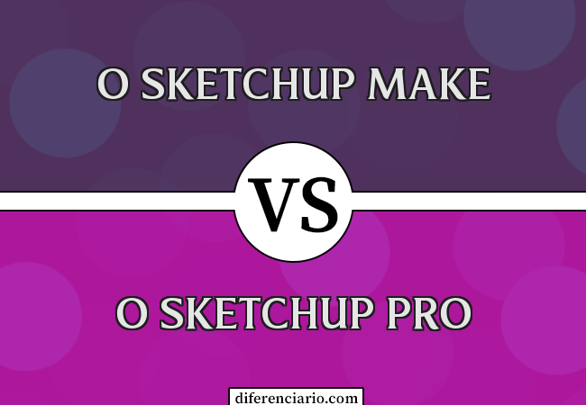 Diferença entre o SketchUp Make e o SketchUp Pro