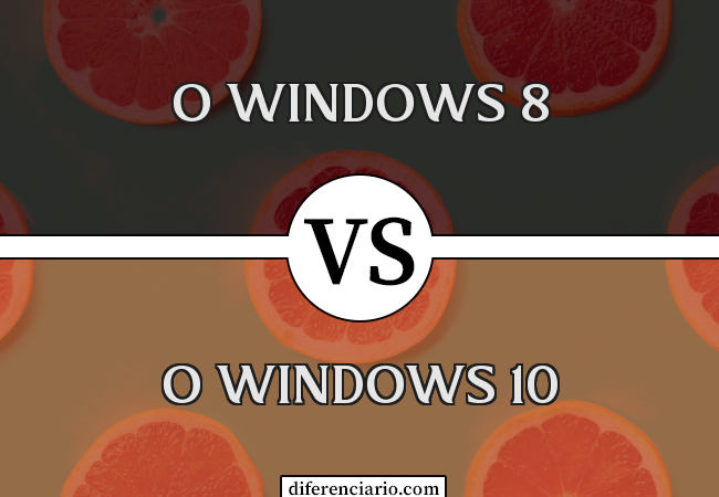 Diferença entre o Windows 8 e o Windows 10