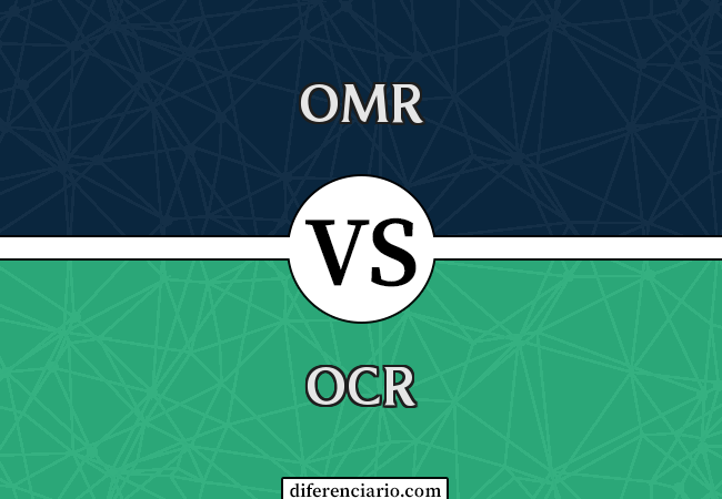 Diferença entre OMR e OCR