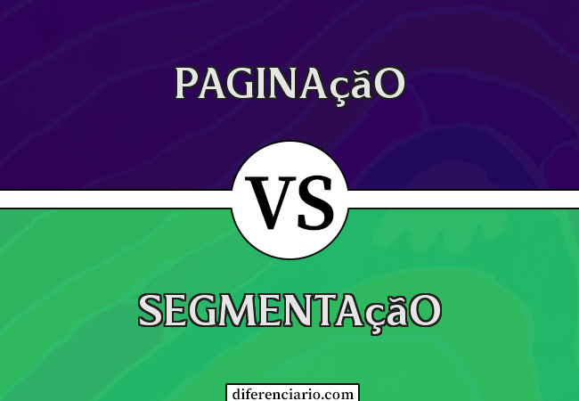 Diferença entre paginação e segmentação