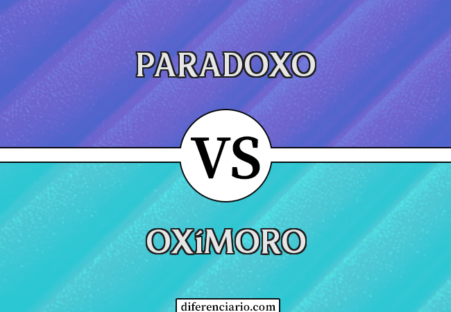 Diferença entre paradoxo e oxímoro