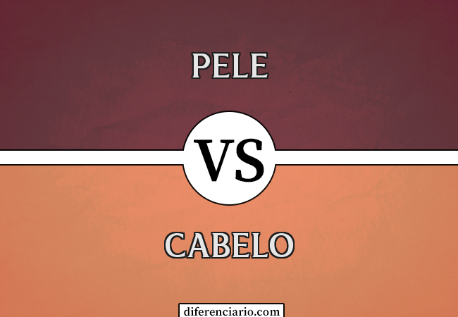 Diferença entre pele e cabelo