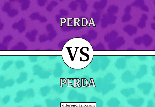 Diferença entre Perda e Perda