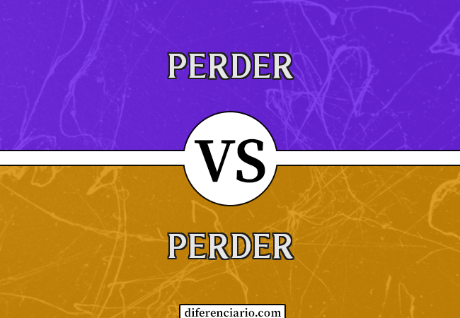 Diferença entre perder e perder