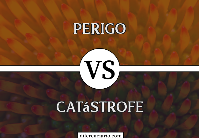 Diferença entre perigo e catástrofe