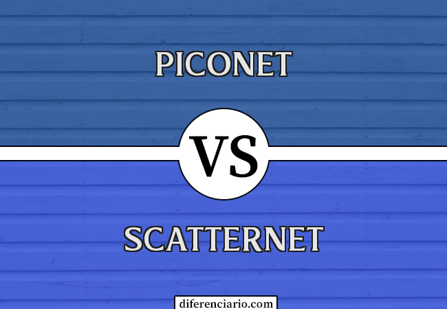 Diferença entre Piconet e Scatternet