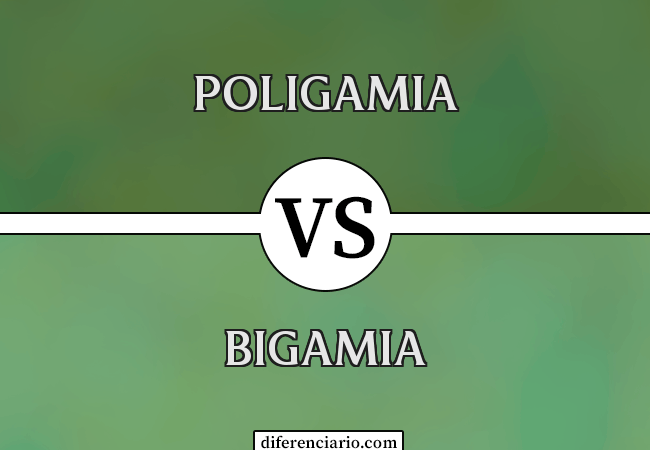 Diferença entre poligamia e bigamia