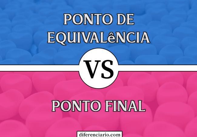 Diferença entre Ponto de Equivalência e Ponto Final