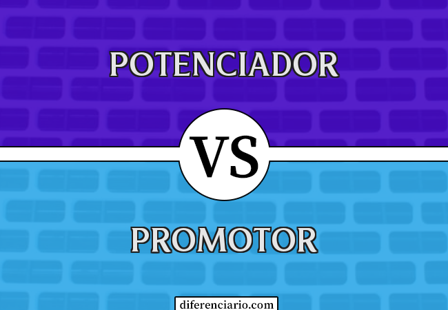 Diferença entre potenciador e promotor