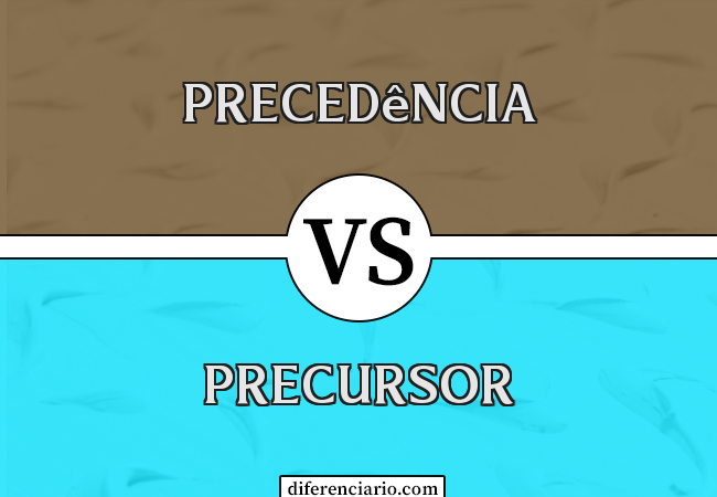 Diferença entre Precedência e Precursor