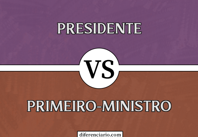Diferença entre presidente e primeiro-ministro