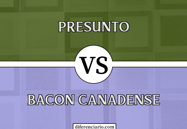 Diferença entre presunto e bacon canadense