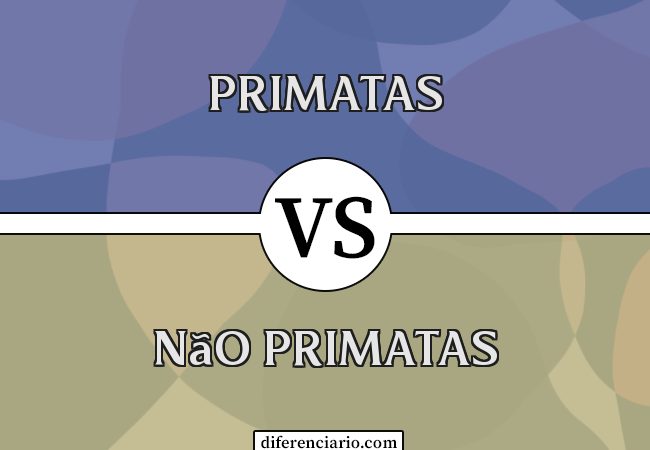 Diferença entre primatas e não primatas