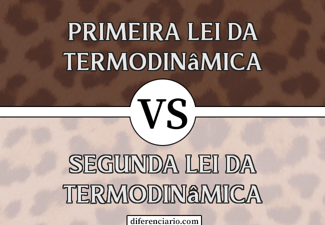 Diferença entre Primeira Lei da Termodinâmica e Segunda Lei da Termodinâmica
