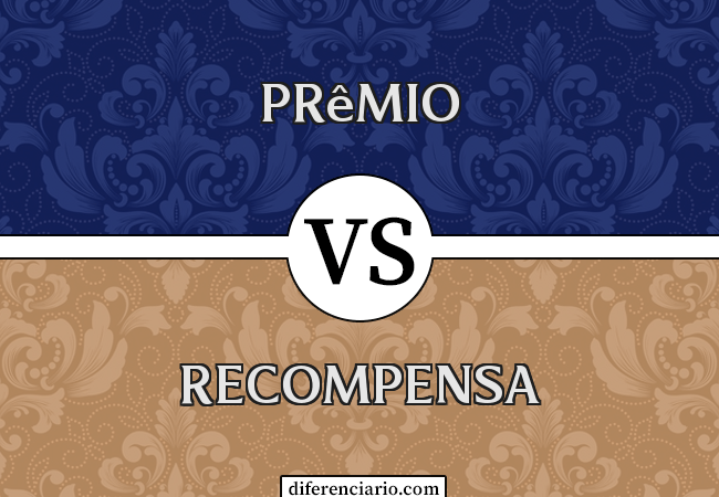 Diferença entre prêmio e recompensa