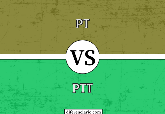 Diferença entre Pt e Ptt