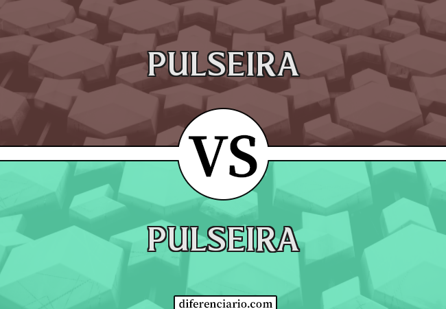 Diferença entre pulseira e pulseira