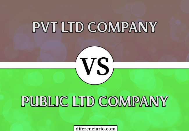 Diferença entre Pvt Ltd Company e Public Ltd Company