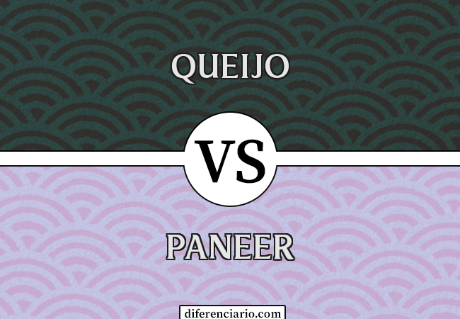 Diferença entre queijo e paneer