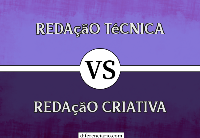 Diferença entre Redação Técnica e Redação Criativa