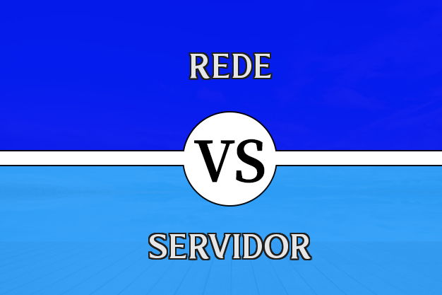 Diferença entre rede e servidor