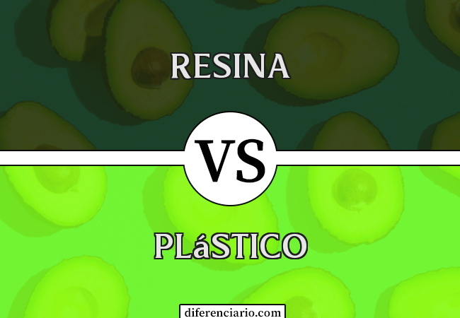 Diferença entre resina e plástico