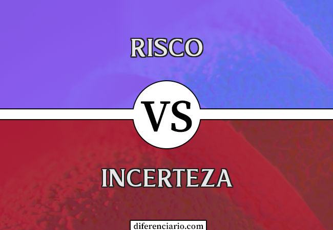 Diferença entre risco e incerteza