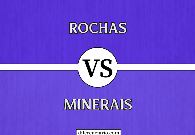 Diferença entre rochas e minerais