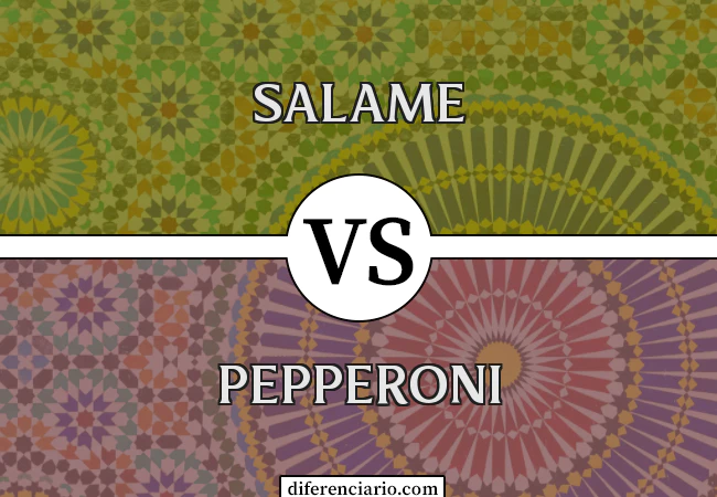 Diferença entre salame e pepperoni
