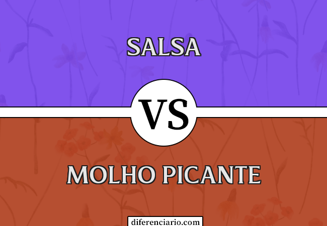 Diferença entre salsa e molho picante