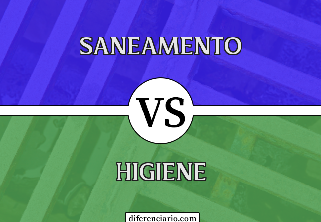 Diferença entre Saneamento e Higiene