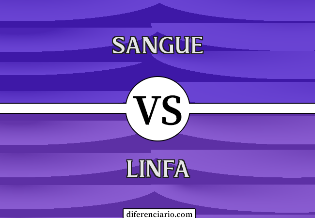 Diferença entre sangue e linfa