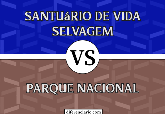 Diferença entre Santuário de Vida Selvagem e Parque Nacional