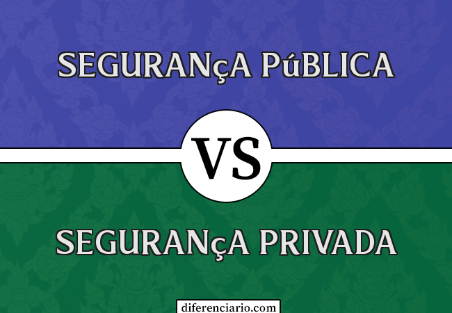 Diferença entre Segurança Pública e Segurança Privada