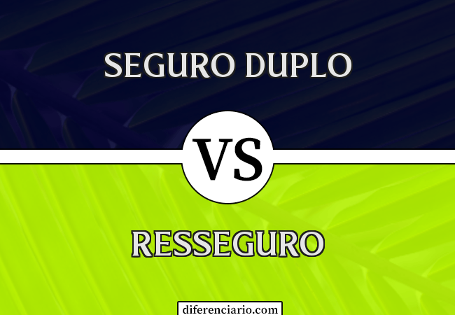 Diferença entre seguro duplo e resseguro