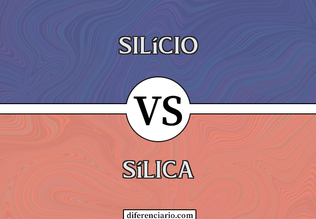 Diferença entre silício e sílica