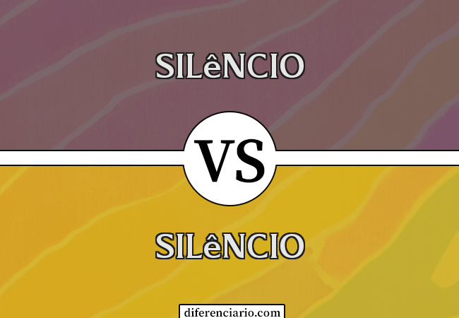 Diferença entre Fique quieto e silêncio