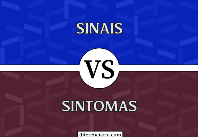 Diferença entre sinais e sintomas