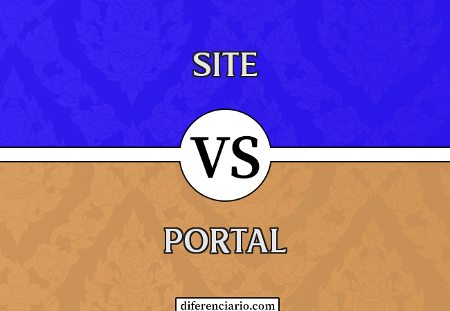 Diferença entre site e portal