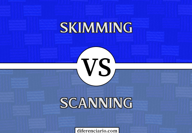 Diferença entre Skimming e Scanning