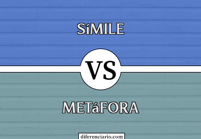 Diferença entre símile e metáfora