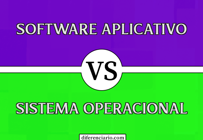 Diferença entre software aplicativo e sistema operacional