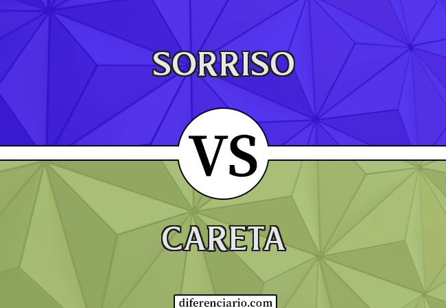 Diferença entre sorriso e careta